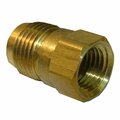 True Value 0.375 x 0.25 in. Female Pipe Brass Adapter, 6PK 207907